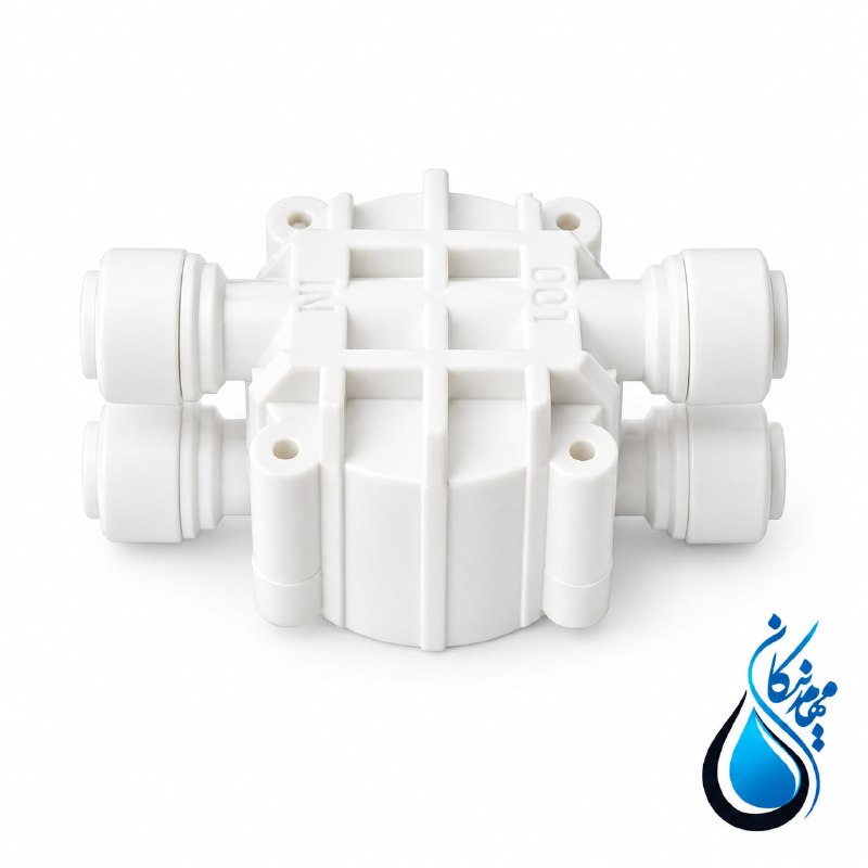 شیر چهارراهی اتوماتیک دستگاه تصفیه آب